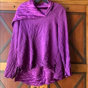 Babette Purple Blouse SZ X-Small